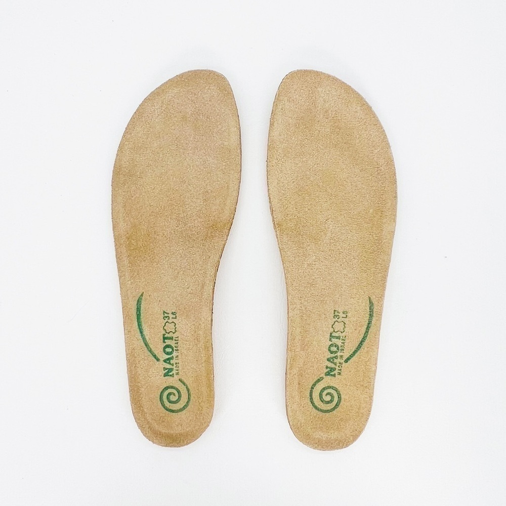 Naot Footwear Matai Mary Jane & Suede Size 37/6-6.5 Brown Leather Comfort Shoes - Picture 8 of 11